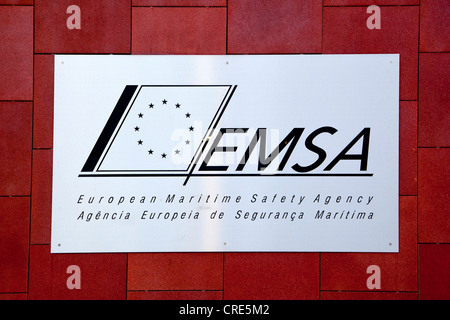 Verwaltungssitz der europäischen Sicherheit des Seeverkehrs, EMSA, eine Agentur der Europäischen Union, EU, Lissabon, Portugal Stockfoto