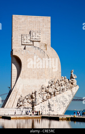 Padrão Dos Descobrimentos, Denkmal für die Entdecker zu Ehren Heinrichs des Seefahrers und der portugiesischen Entdeckungen Stockfoto