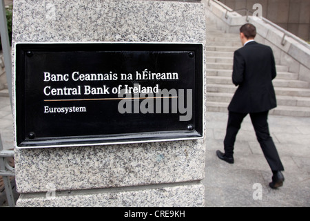 Central Bank of Ireland auf Dame Street, Dublin, Irland, Europa Stockfoto