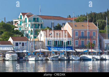 Fiskardo auf der Insel Kefalonia in Griechenland Stockfoto