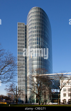 GAP 15 Bürogebäude mit einer Glasfassade, Graf-Adolf-Platz-Platz, Düsseldorf, Nordrhein-Westfalen, Deutschland, Europa Stockfoto