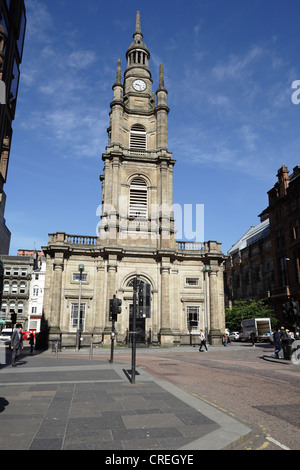 St. George's Tron Church of Scotland Parish Church, Nelson Mandela Place, Glasgow City Centre, Schottland, Großbritannien Stockfoto