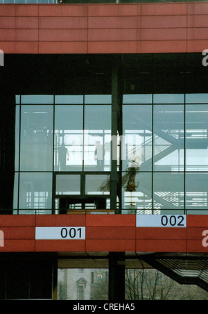 Infobox am Potsdamer Platz, Berlin, Deutschland Stockfoto