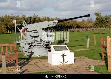 Defensiv ausgerüstete Handelsschiffe National Memorial Arboretum Alrewas, Staffordshire England UK Stockfoto