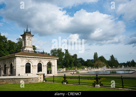 Die italienischen Gärten in Kensington Gardens, Lancaster Gate, London, England. Stockfoto