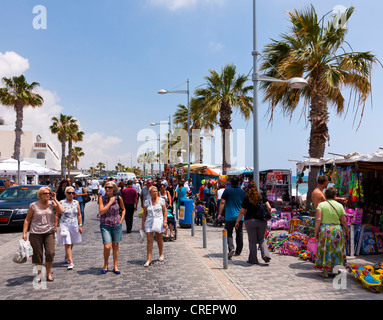 Promenade von Pafos oder Paphos, Zypern Süd, griechischen Zypern, Südeuropa Stockfoto