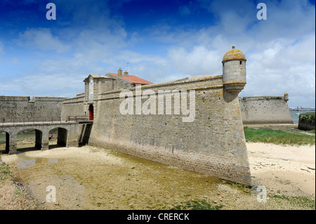 Eingang zur Zitadelle von Port Louis Morbihan Brittany France Stockfoto