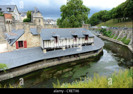 Les Lavoirs De La Garenne Vannes Morbihan Brittany France Stockfoto