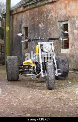 Benutzerdefinierte baute Honda basierte trike Stockfoto