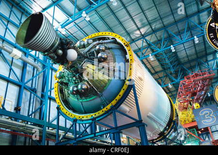 Raketentriebwerk, Raketenmotor, USA, Florida, Cape Canaveral Stockfoto