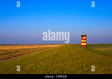 Leuchtturm von Pilsum, Deutschland, Niedersachsen, Ostfriesland Stockfoto