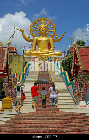 Der Big Buddha auf der Big Buddha Strand von Ko Samui, Thailand Stockfoto