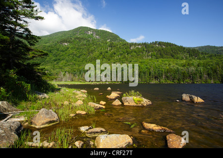 Kinsman Kerbe - Mount Blau von Biber Teich in den White Mountains, New Hampshire, USA Stockfoto