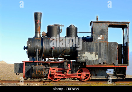 Abondoned Mine Train in Ny Alesund, Norwegen, Svalbard Stockfoto