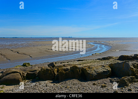 Morecambe Bay. Jenny braun Punkt Silverdale, Lancashire, England, Vereinigtes Königreich, Europa. Stockfoto