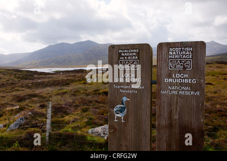 Loch Druidibeg National Nature Reserve auf den äußeren Hebriden Insel South Uist Stockfoto