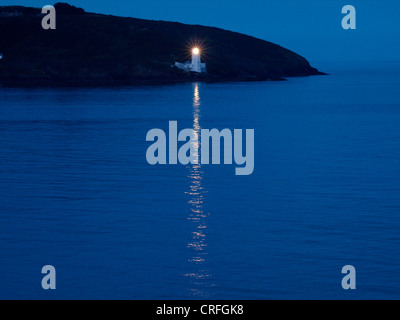 St. Anthony Leuchtturm, St Mawes, Falmouth, Cornwall, UK Stockfoto