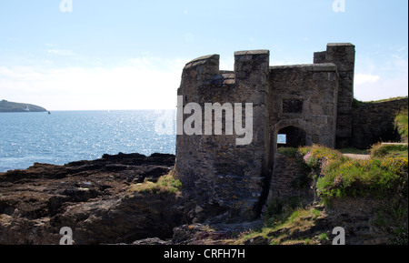 Das Blockhaus als kleine Dennis, Pendennis Punkt, Falmouth, Cornwall, UK Stockfoto