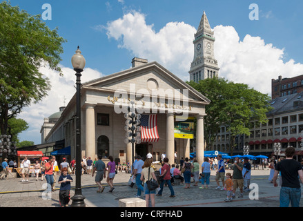 Quincy Market, Boston, Massachusetts, Vereinigte Staaten Stockfoto
