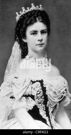 Kaiserin ELISABETH von Österreich (1837-1898) Ehefrau von Franz Joseph ich Stockfoto