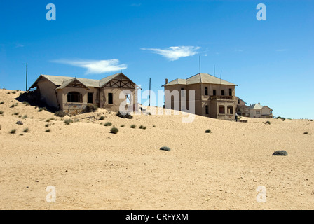 Schulhaus in Kolmanskop, verlassenen Diamant Stadt, Namibia, Lüderitz Stockfoto