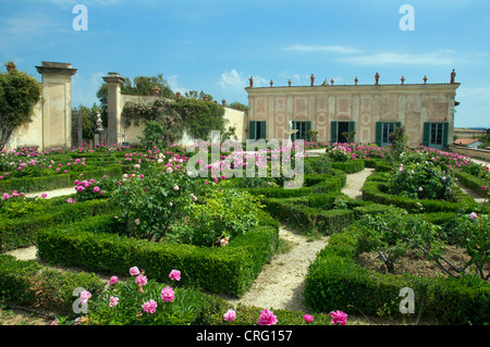 Casino del Cavaliere Gehäuse Silberservice Ausstellung und Garten Boboli Gärten Florenz Italien Stockfoto