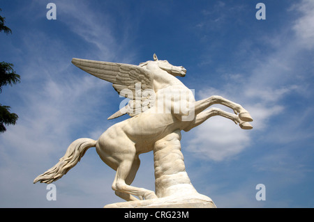 Pegasus, das geflügelte Pferd geformt von Aristodemo Costoli 1865 Boboli Gärten Florenz Italien Stockfoto