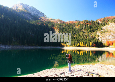 Schwarzer See, Durmitor National Park, Montenegro Stockfoto