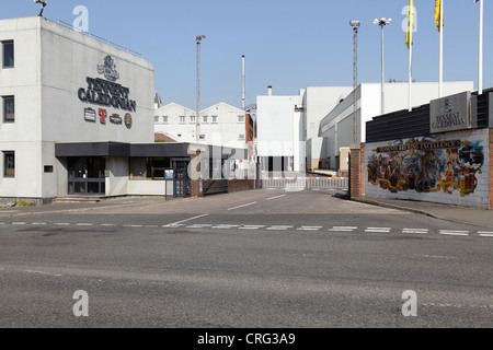 Tennent Caledonian Wellpark Brewery Haupttor, Duke Street, Glasgow, Schottland, Großbritannien Stockfoto