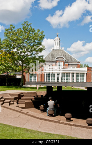 Die Serpentine Gallery und Pavillon 2012. Designed by Herzog & de Meuron und Ai Weiwei. Stockfoto