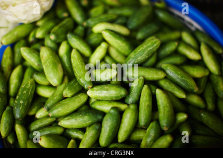 Nahaufnahme von Gemüse zu verkaufen Stockfoto