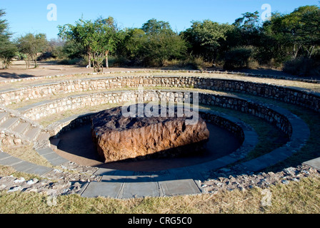 Hoba Meteoroid, Namibia, Otavidreieck Stockfoto