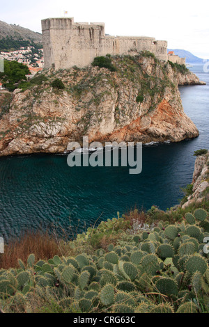 St. Lawrence Festung, Dubrovnik, Kroatien Stockfoto