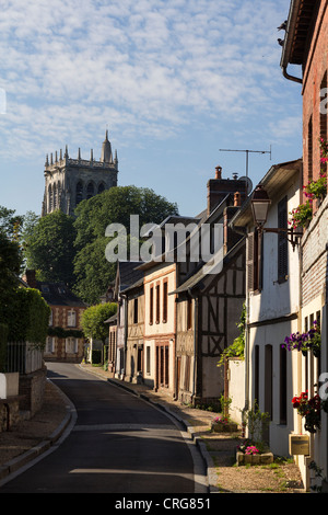 Le Bec-Hellouin, Normandie, Frankreich Stockfoto