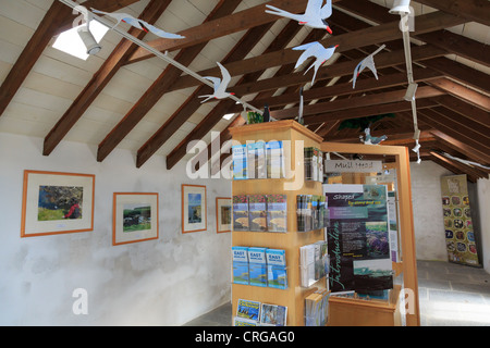 Anzeige von Informationen in Mull Kopf Natur Reservat Besucherzentrum Deerness Orkneyinseln Schottland, Vereinigtes Königreich Stockfoto