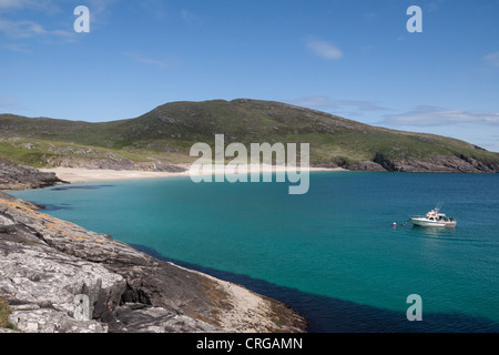 Die schöne Hebridean Insel von Mingulay, die zweitgrößte der Inseln des Bischofs in der äußeren Hebriden in Schottland Stockfoto