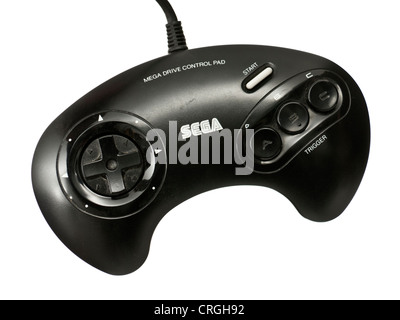 Vintage Sega Mega Drive Controller (1990) Stockfoto