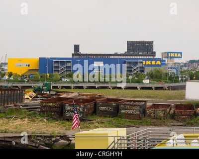 Pier IKEA Brooklyn NY Stockfoto