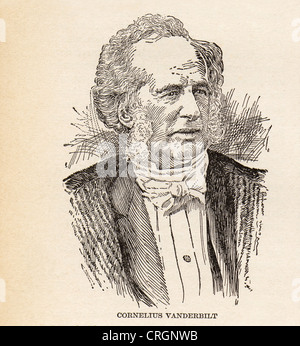 Cornelius Vanderbilt, 1794-1877, amerikanisch, Kapitalisten, Finanzier Stockfoto