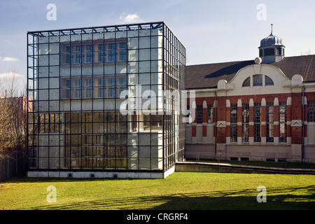 ehemalige Grube Oberschuir, ein Teil der Kohle abbauen, Konsolidierung, Deutschland, Nordrhein-Westfalen, Ruhrgebiet, Gelsenkirchen Stockfoto