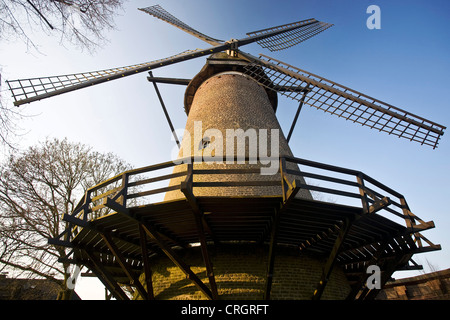 Gomman Windmühle in der Nähe von Sonsbeck, Deutschland, North Rhine-Westphalia, Sonsbeck Stockfoto