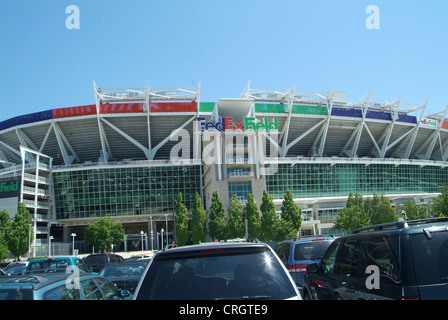 Washington Redskins Stadion Fedex Field in Landover, Md Stockfoto