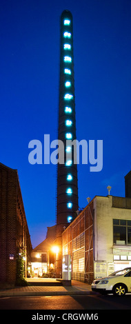 Gebäude der ehemaligen Linden Brauerei, heute Zentrum der Internationale Lichtkunst, Unna, Ruhrgebiet, Nordrhein-Westfalen, Deutschland Stockfoto