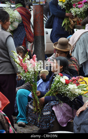 Mercado Centrale de San Pedro, Cusco, Peru Stockfoto