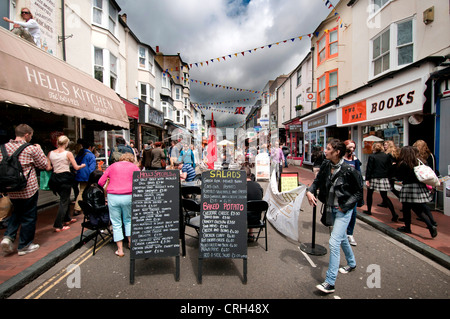 Sydney Street, North Laine, Brighton, East Sussex. Stockfoto