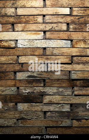 Alten schmutzigen Holzwand Stockfoto