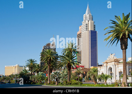 LAS VEGAS, NEVADA, USA - 14. JUNI 2012: Blick auf den Las Vegas Boulevard Stockfoto