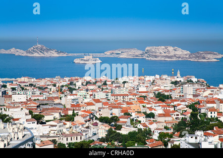 Blick auf Chateau d in der Nähe von Marseille, Frankreich Stockfoto