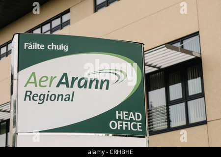 Aer Arann Regional Airline Hauptsitz in Dublin Stockfoto