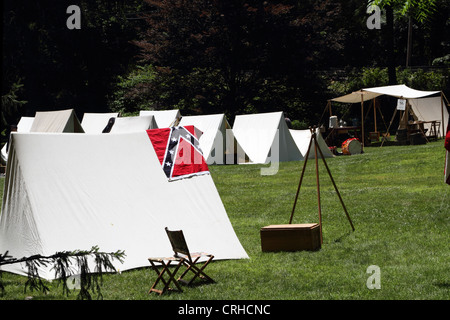 Ein American Civil War Reenactment. Historischen Ehrenpreis, Morristown, NJ, USA Stockfoto